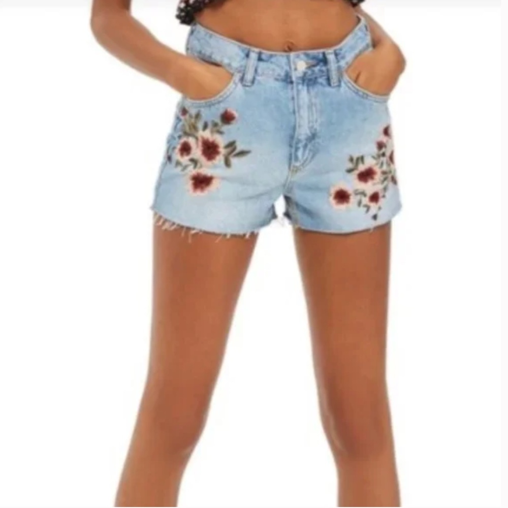 Topshop Moto Mom Shorts